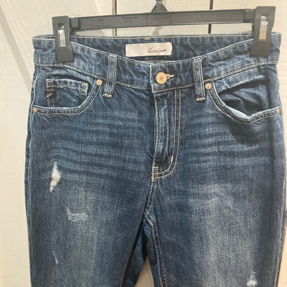 Kancan hi-rise distressed raw hem jeans 24 or 1 - Picture 6 of 11